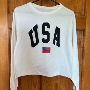 USA crop top